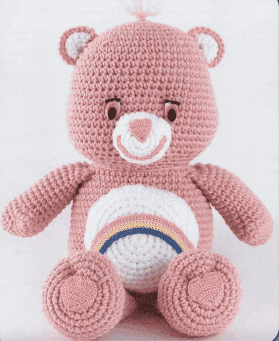 TinyKnocts® crochic Pattern Cardigan TinyKnocts - Care Bears Crochet Pattern (PDF)