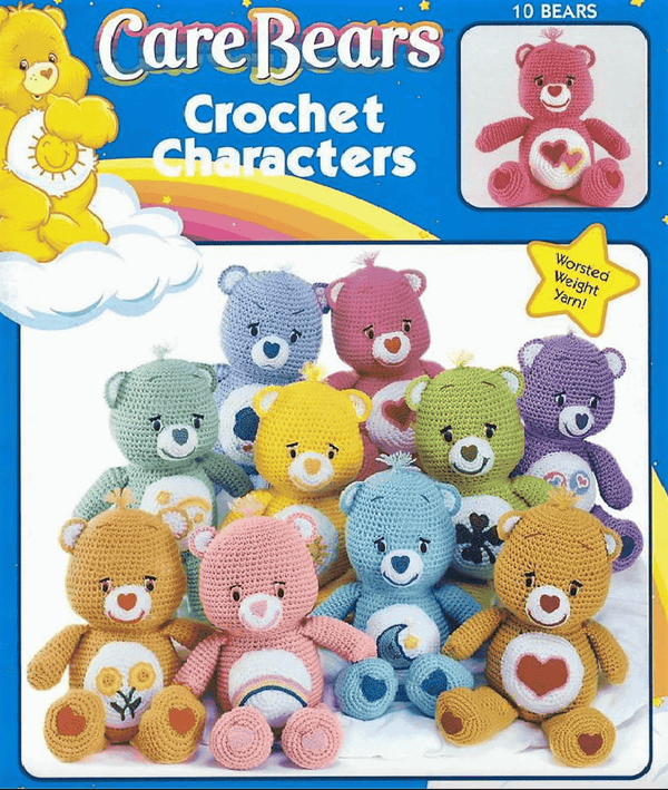 TinyKnocts® crochic Pattern Cardigan TinyKnocts - Care Bears Crochet Pattern (PDF)