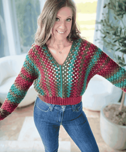 TinyKnocts - Wapta Falls Sweater Pattern - TinyKnocts®